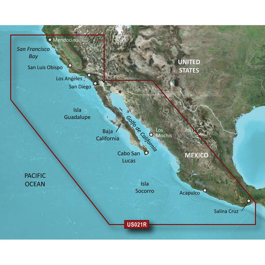 Garmin BlueChart® g3 HD - HXUS021R - California - Mexico - microSD™/SD™ - Boat Gear USA