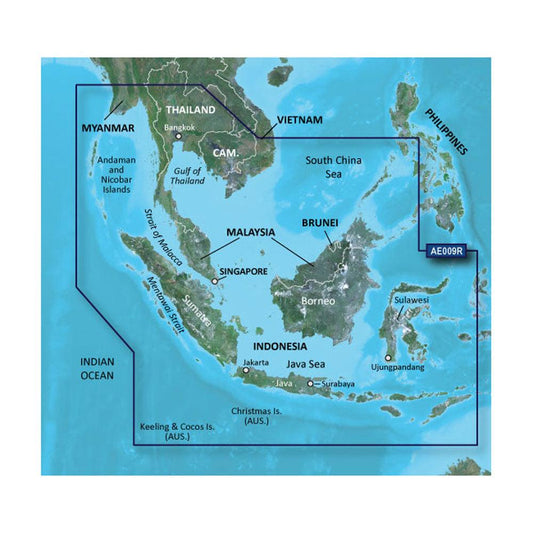 Garmin BlueChart® g3 Vision® HD - VAE009R - Sin/Mal/Indonesia - microSD™/SD™ - Boat Gear USA