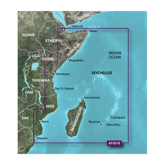Garmin BlueChart® g3 Vision® HD - VAF001R - Eastern Africa - microSD™/SD™ - Boat Gear USA