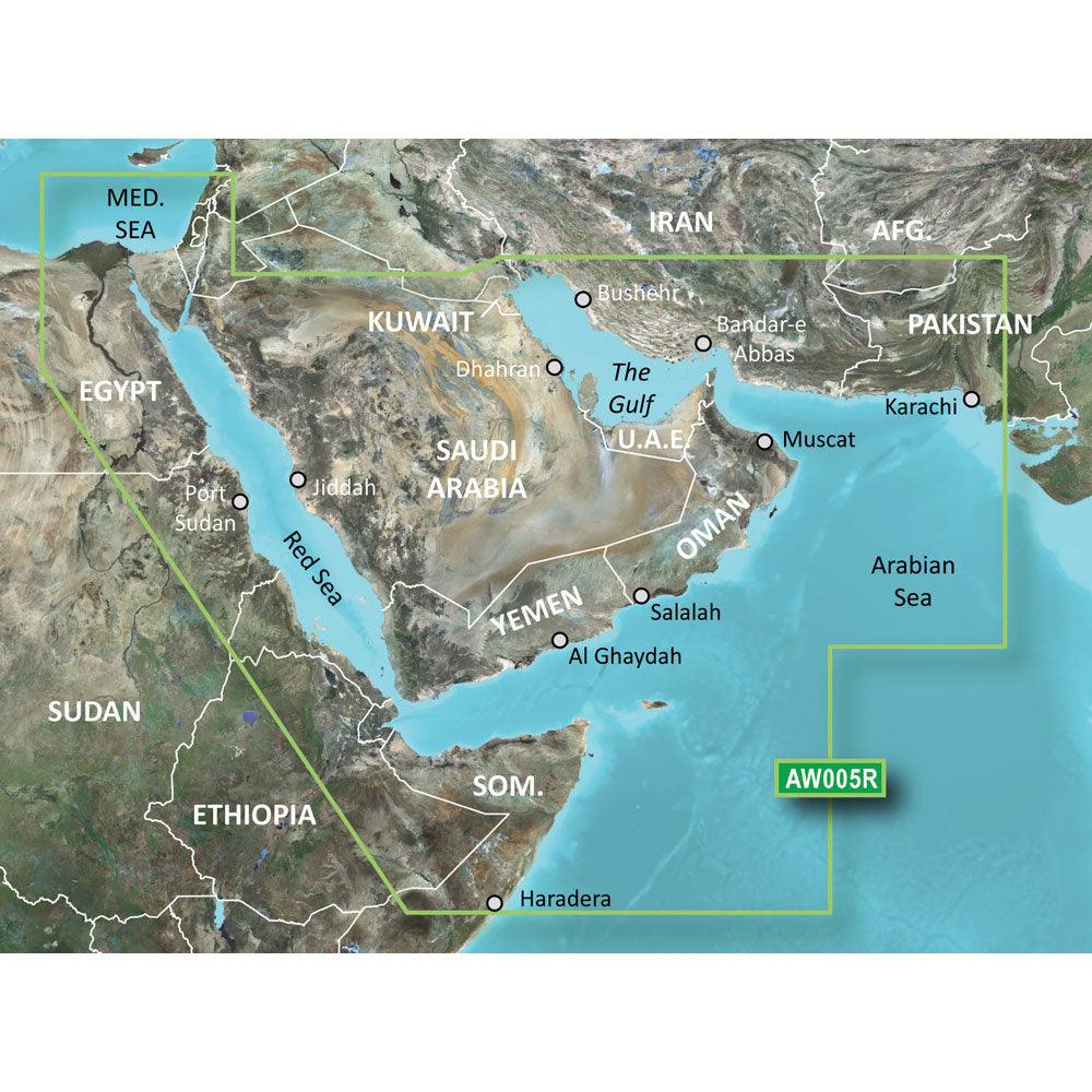 Garmin BlueChart® g3 Vision® HD - VAW005R - The Gulf & Red Sea - microSD™/SD™ - Boat Gear USA