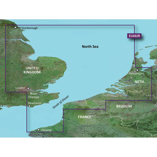 Garmin BlueChart® g3 Vision® HD - VEU002R - Dover to Amsterdam & England Southeast - microSD™/SD™ - Boat Gear USA