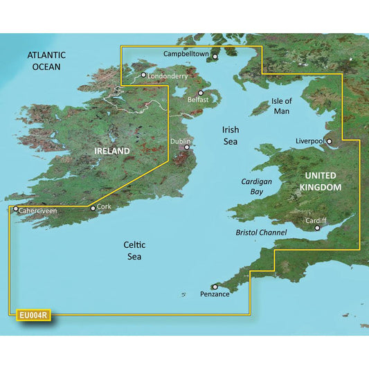 Garmin BlueChart® g3 Vision® HD - VEU004R - Irish Sea - microSD™/SD™ - Boat Gear USA