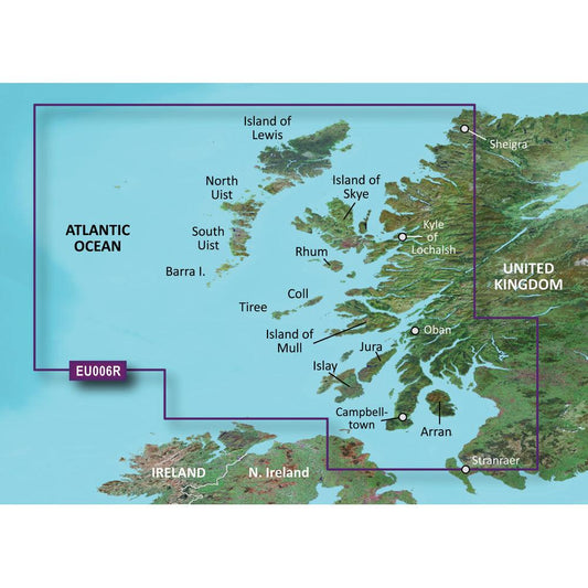 Garmin BlueChart® g3 Vision® HD - VEU006R - Scotland, West Coast - microSD™/SD™ - Boat Gear USA