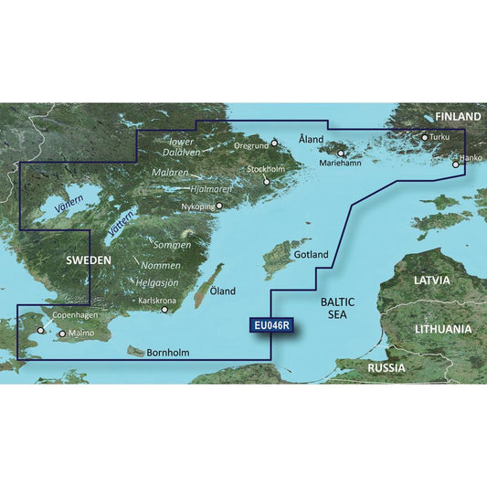 Garmin BlueChart® g3 Vision® HD - VEU046R - Öregrund, Åland to Malmö - microSD™/SD™ - Boat Gear USA