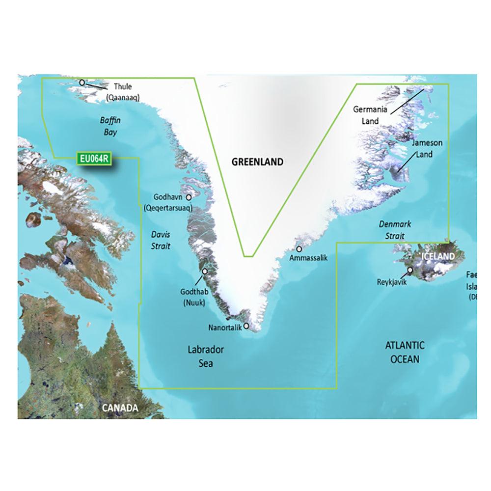 Garmin BlueChart® g3 Vision® HD - VEU064R - Greenland - microSD™/SD™ - Boat Gear USA