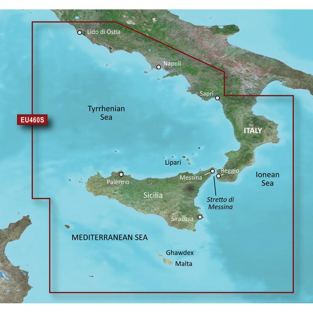 Garmin BlueChart® g3 Vision® HD - VEU460S - Sicily to Lido di Ostia - microSD™/SD™ - Boat Gear USA