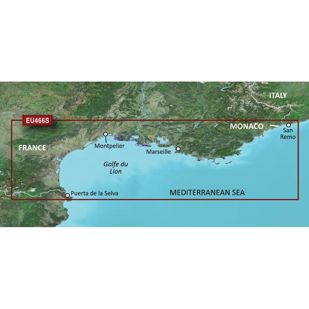 Garmin BlueChart® g3 Vision® HD - VEU466S - Golfe Du Lion to San Remo - microSD™/SD™ - Boat Gear USA