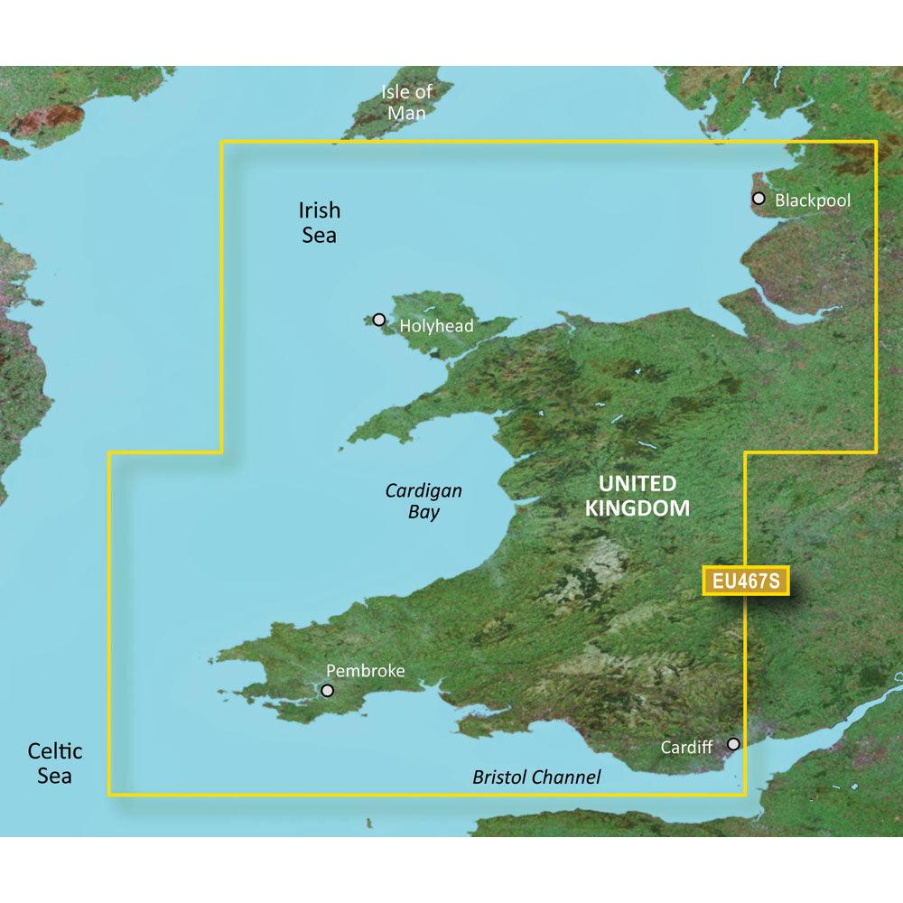 Garmin BlueChart® g3 Vision® HD - VEU467S - Blackpool to Cardiff - microSD™/SD™ - Boat Gear USA