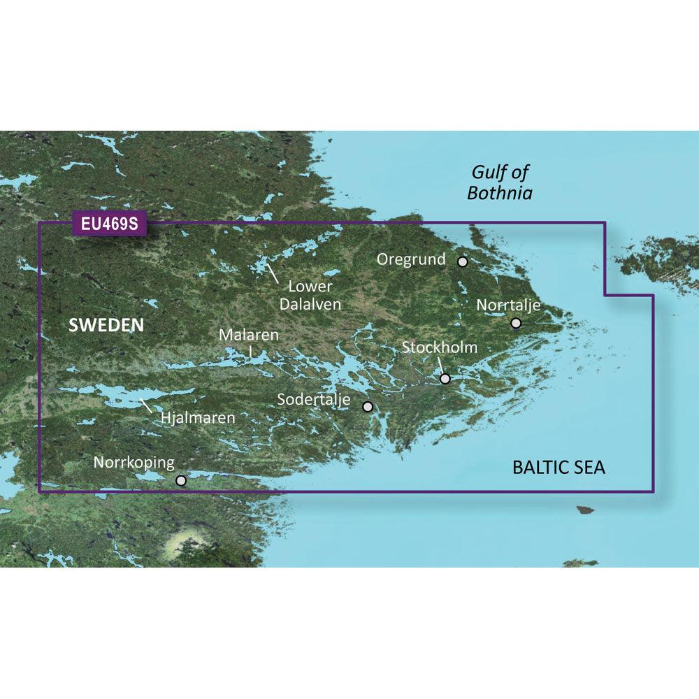 Garmin BlueChart® g3 Vision® HD - VEU469S - Stockholm & Mälaren - microSD™/SD™ - Boat Gear USA
