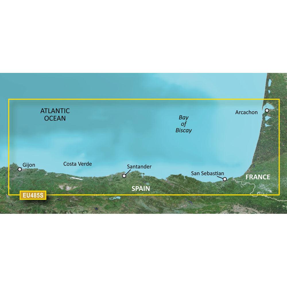 Garmin BlueChart® g3 Vision® HD - VEU485S - Fuenterrabia to Gijon - microSD™/SD™ - Boat Gear USA