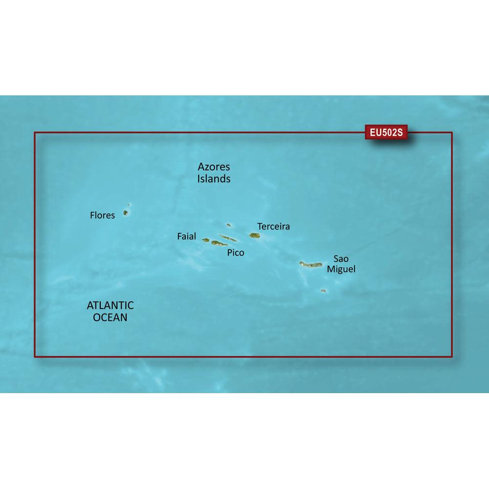 Garmin BlueChart® g3 Vision® HD - VEU502S - Azores Islands - microSD™/SD™ - Boat Gear USA