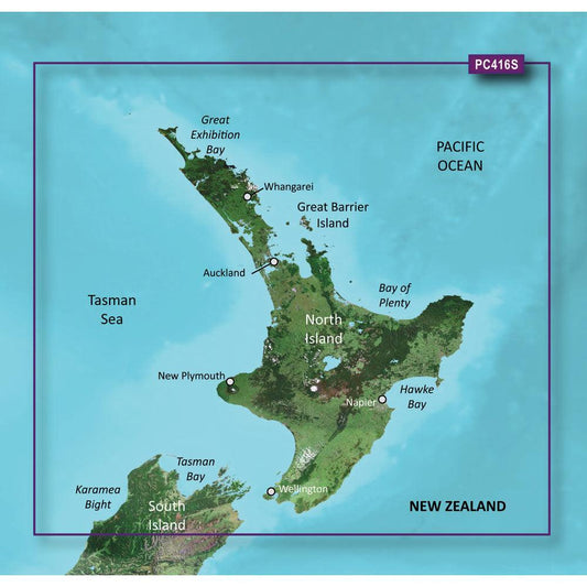 Garmin BlueChart® g3 Vision® HD - VPC416S - New Zealand North - microSD™/SD™ - Boat Gear USA