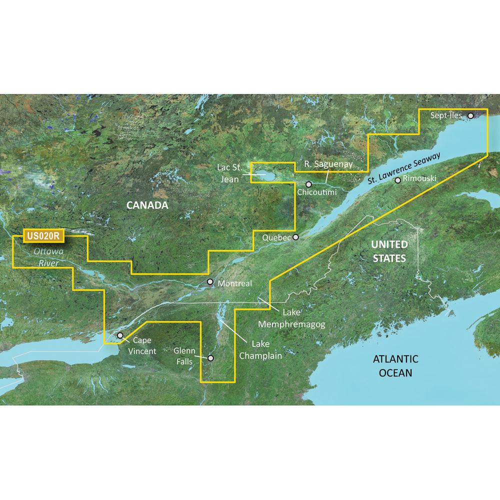 Garmin BlueChart® g3 Vision® HD - VUS020R - St. Lawrence Seaway - microSD™/SD™ - Boat Gear USA