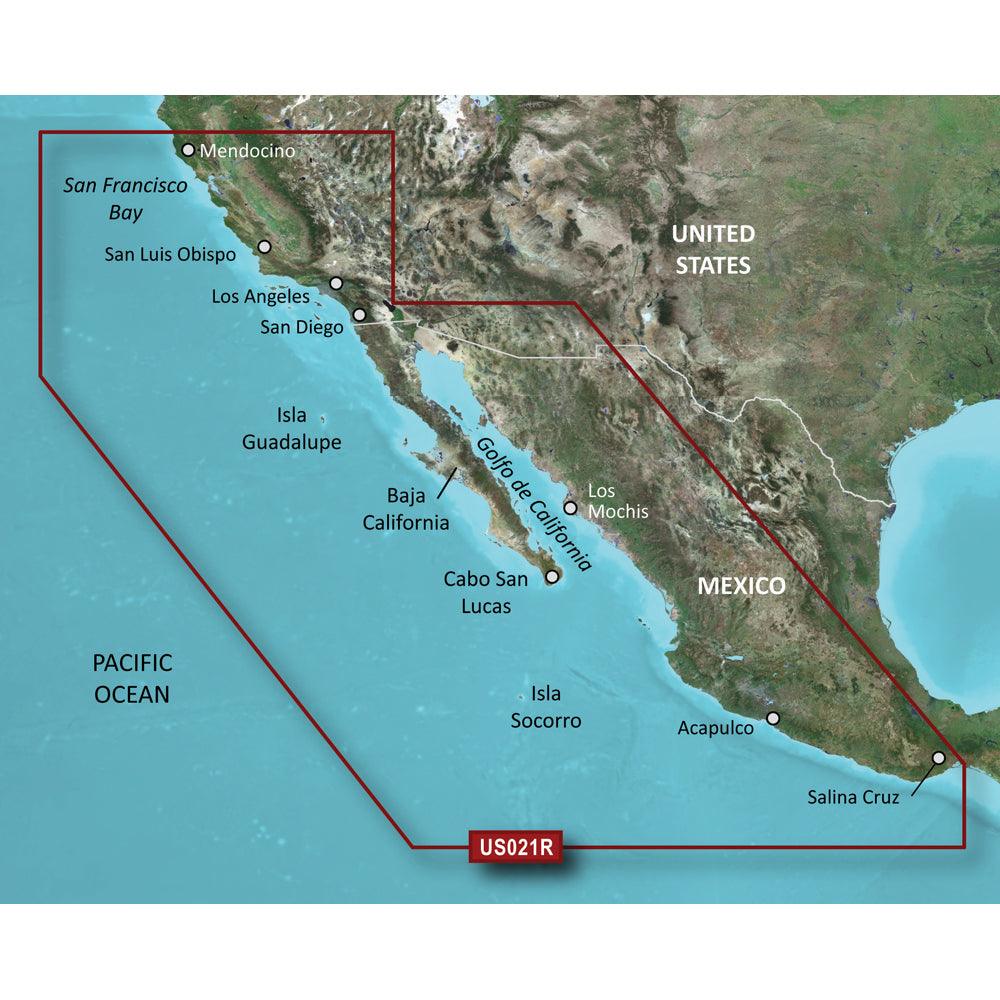 Garmin BlueChart® g3 Vision® HD - VUS021R - California-Mexico - microSD™/SD™ - Boat Gear USA