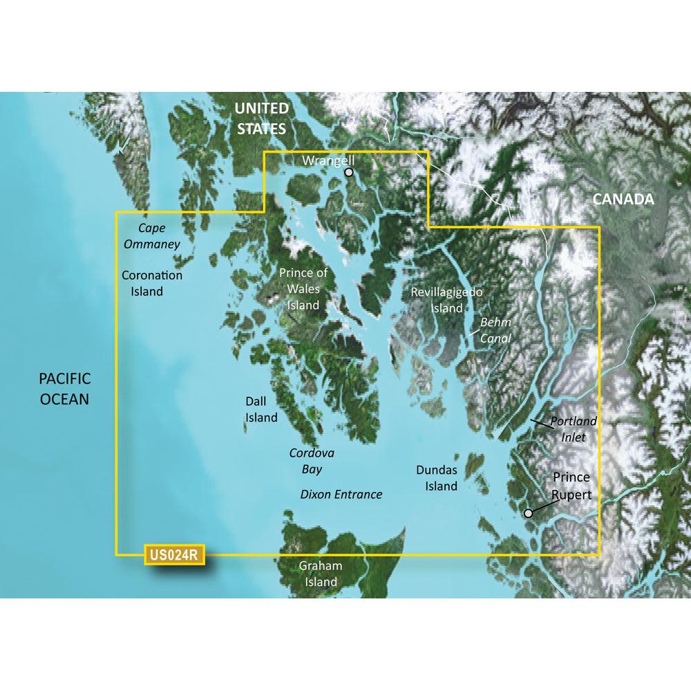Garmin BlueChart® g3 Vision® HD - VUS024R - Wrangell - Dixon Entrance - microSD/™SD™ - Boat Gear USA