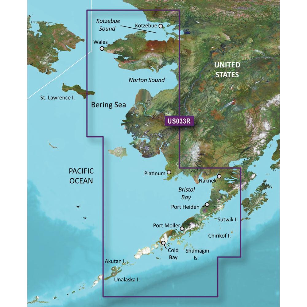 Garmin BlueChart® g3 Vision® HD - VUS033R - Bristol Bay - Kotzebue Snd. - microSD™/SD™ - Boat Gear USA