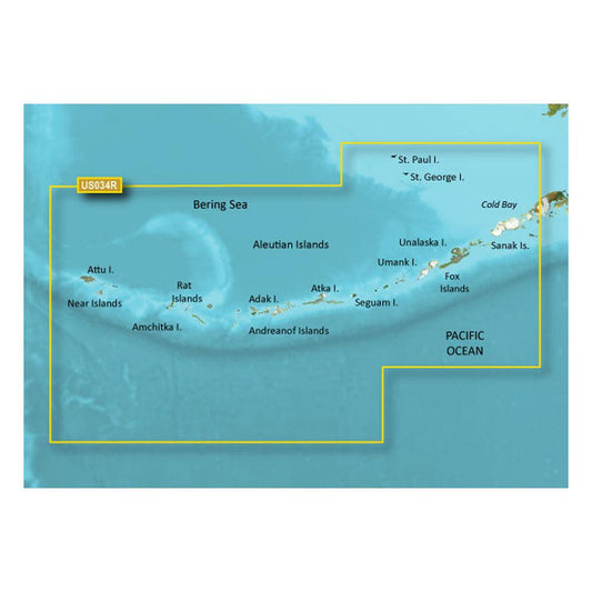 Garmin BlueChart® g3 Vision® HD - VUS034R - Aleutian Islands - microSD™/SD™ - Boat Gear USA