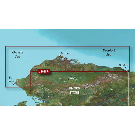 Garmin BlueChart® g3 Vision® HD - VUS035R - North Slope Alaska - microSD™/SD™ - Boat Gear USA