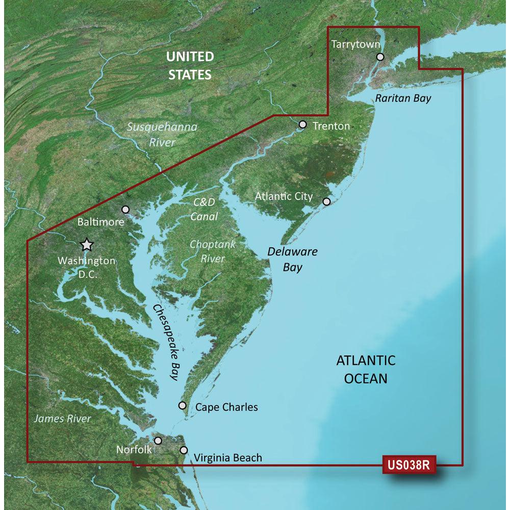 Garmin BlueChart® g3 Vision® HD - VUS038R - New York - Chesapeake - microSD™/SD™ - Boat Gear USA