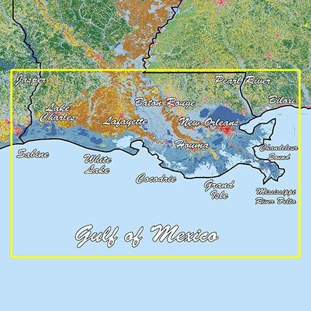 Garmin Louisiana One Standard Mapping Classic - Boat Gear USA