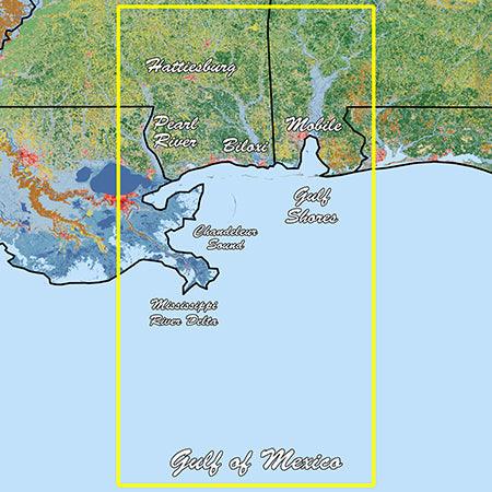 Garmin Mississippi Sound Standard Mapping Premium - Boat Gear USA