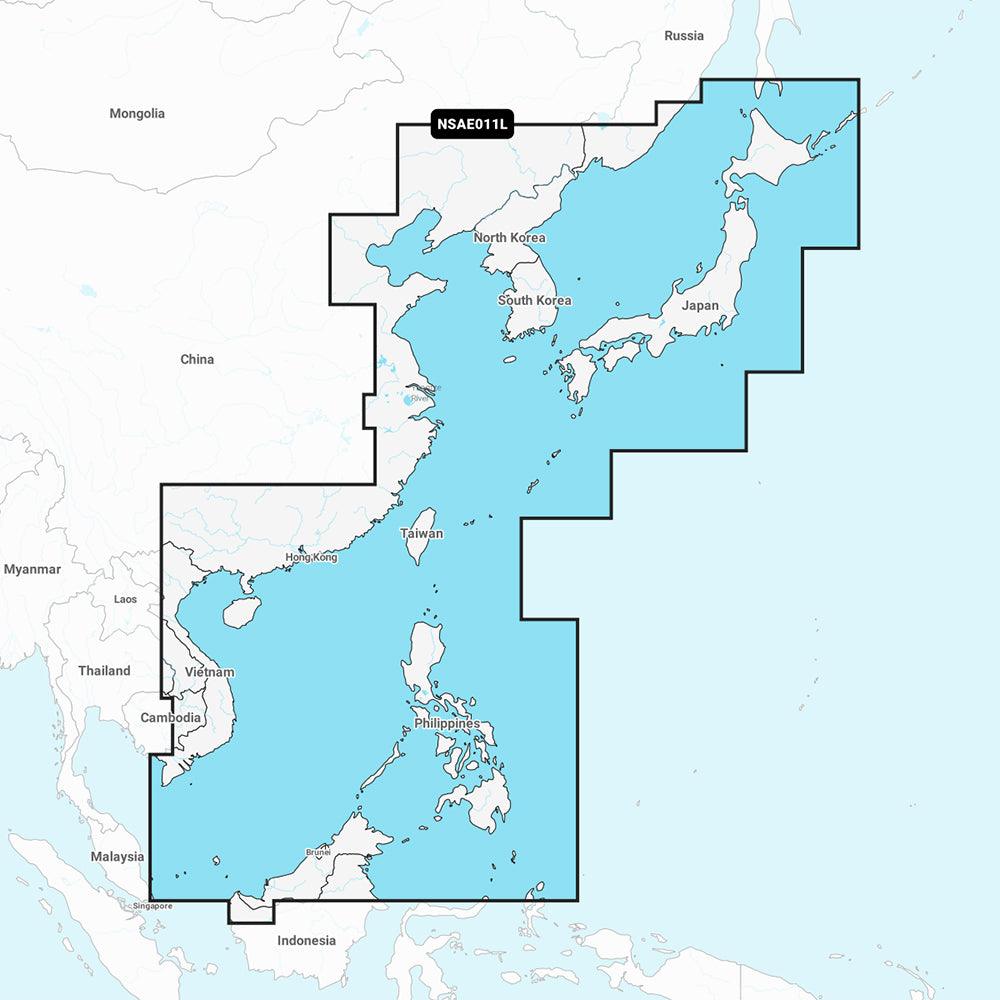 Garmin Navionics+ NSAE011L - China Sea & Japan - Marine Chart - Boat Gear USA