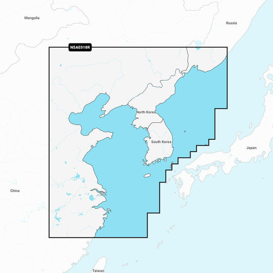 Garmin Navionics+ NSAE018R - Yellow Sea - Marine Chart - Boat Gear USA