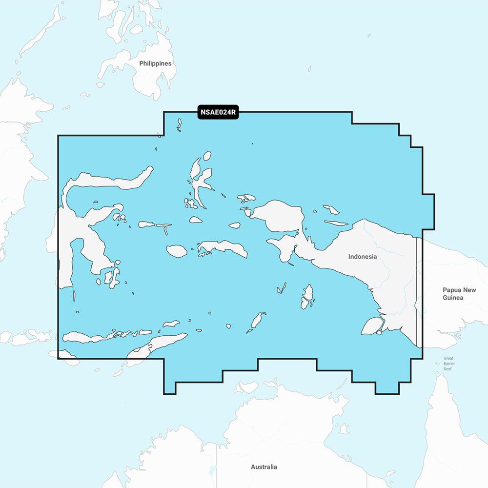 Garmin Navionics+ NSAE024R - Central West Papua & East Sulawesi - Marine Chart - Boat Gear USA