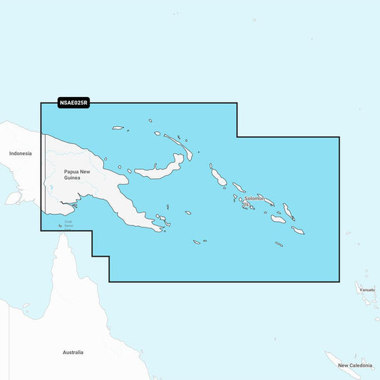 Garmin Navionics+ NSAE025R - Papua New Guinea & Solomon Islands - Marine Chart - Boat Gear USA