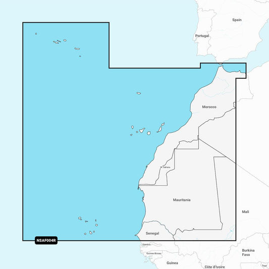 Garmin Navionics+ NSAF004R - Africa, Northwest - Marine Chart - Boat Gear USA