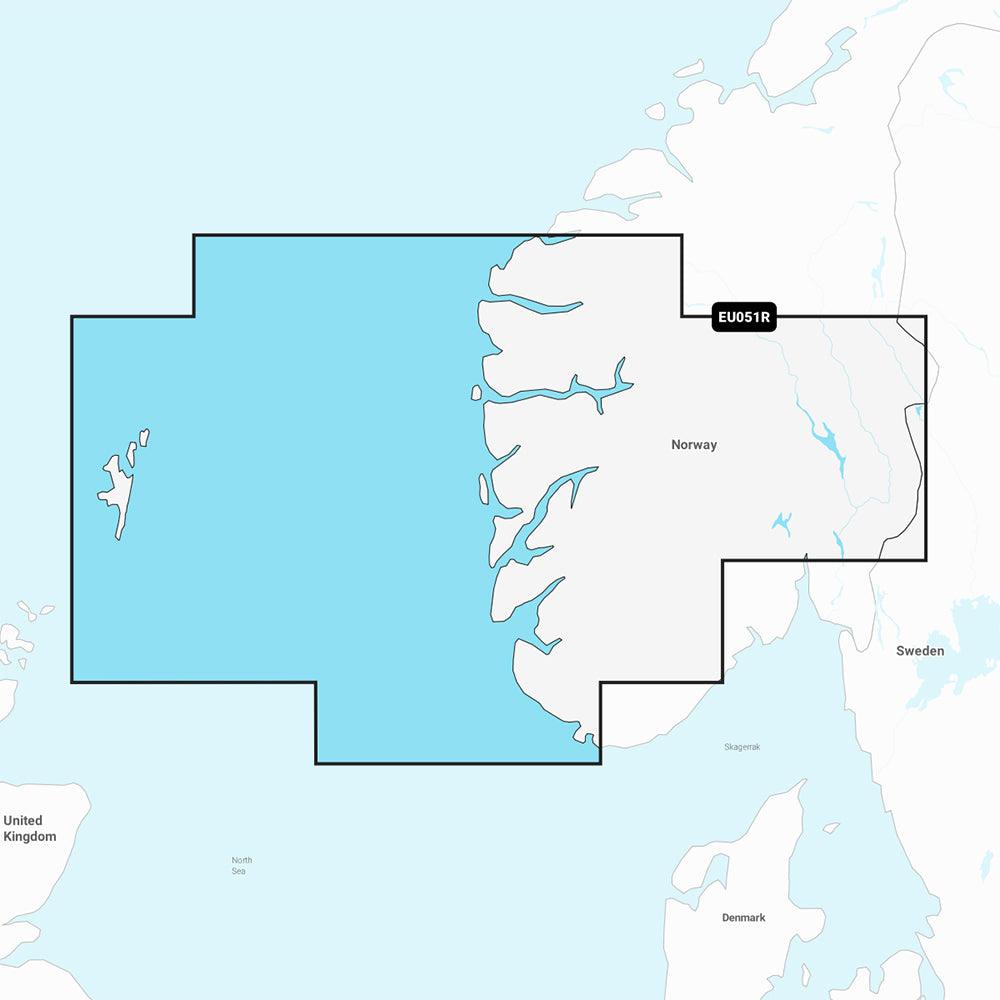 Garmin Navionics+ NSEU051R - Norway, Lista to Sognefjord - Marine Chart - Boat Gear USA