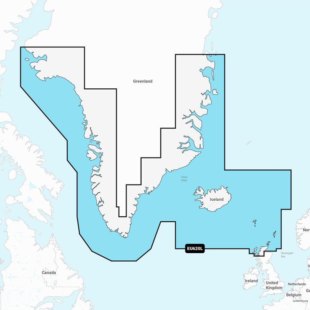 Garmin Navionics+ NSEU602L - Greenland & Iceland - Marine Chart - Boat Gear USA