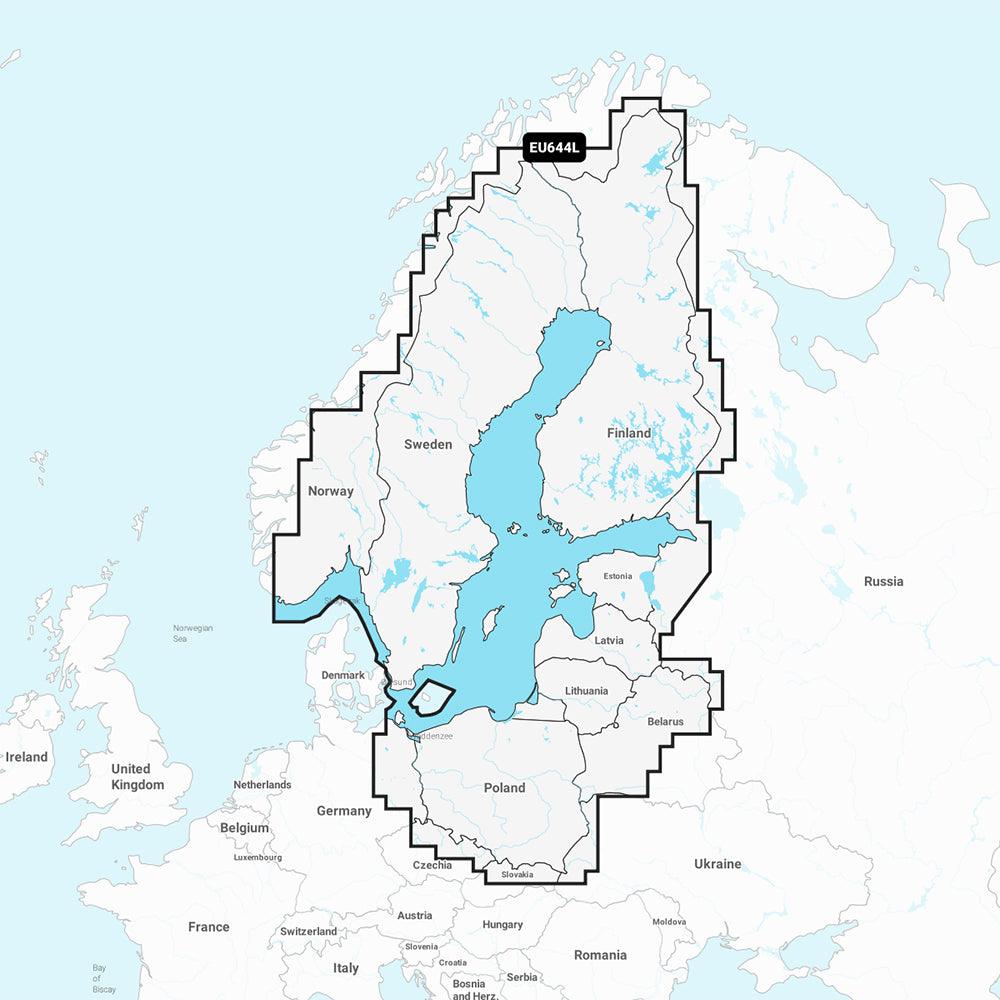 Garmin Navionics+ NSEU644L - Baltic Sea - Marine Chart - Boat Gear USA
