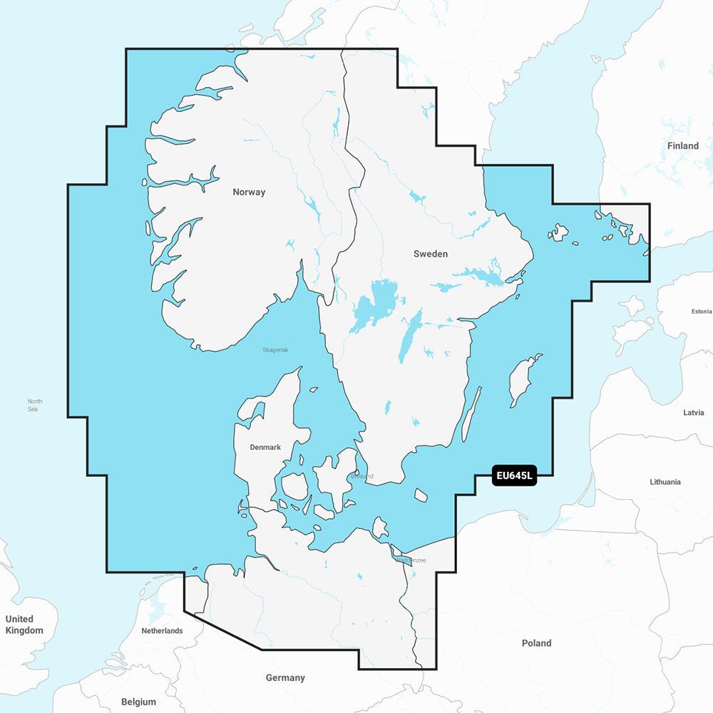 Garmin Navionics+ NSEU645L - Skagerrak & Kattegat - Marine Chart - Boat Gear USA