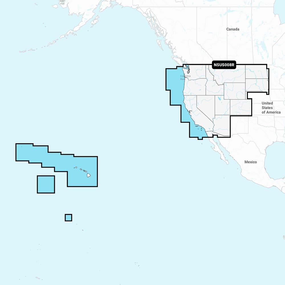 Garmin Navionics+™ NSUS008R U.S. West - Boat Gear USA