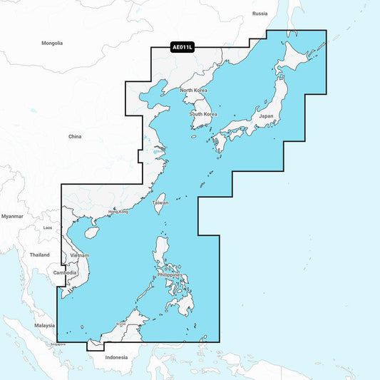 Garmin Navionics Vision+ NVAE011L - China Sea & Japan - Marine Chart - Boat Gear USA
