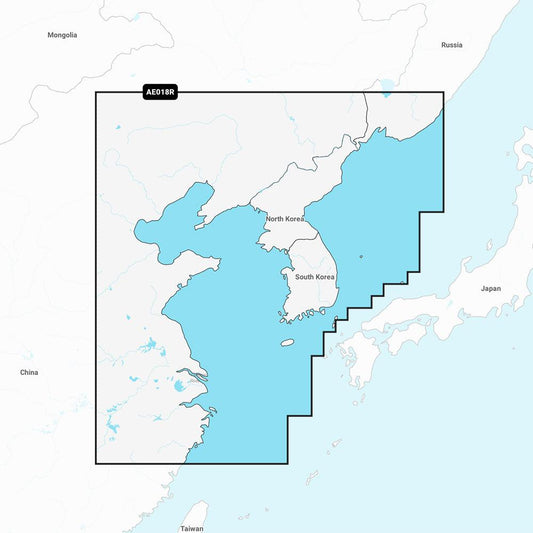 Garmin Navionics Vision+ NVAE018R - Yellow Sea- Marine Chart - Boat Gear USA