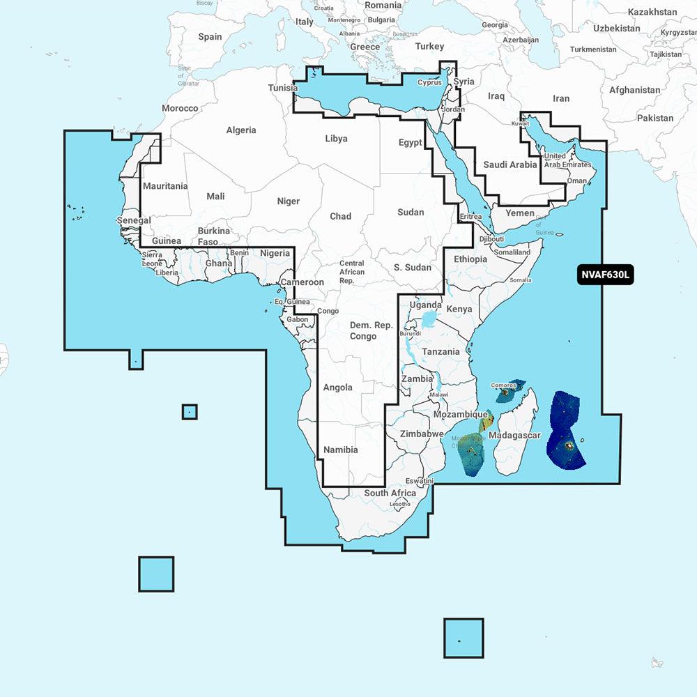 Garmin Navionics Vision+ NVAF630L - Africa & Middle East - Marine Chart - Boat Gear USA