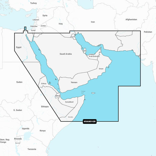 Garmin Navionics Vision+ NVAW010R - The Gulf & Red Sea - Marine Chart - Boat Gear USA