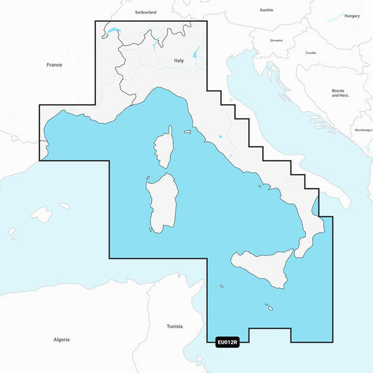 Garmin Navionics Vision+ NVEU012R - Mediterranean Sea, Central & West - Marine Chart - Boat Gear USA