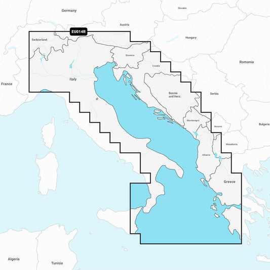 Garmin Navionics Vision+ NVEU014R - Italy, Adriatic Sea - Marine Chart - Boat Gear USA