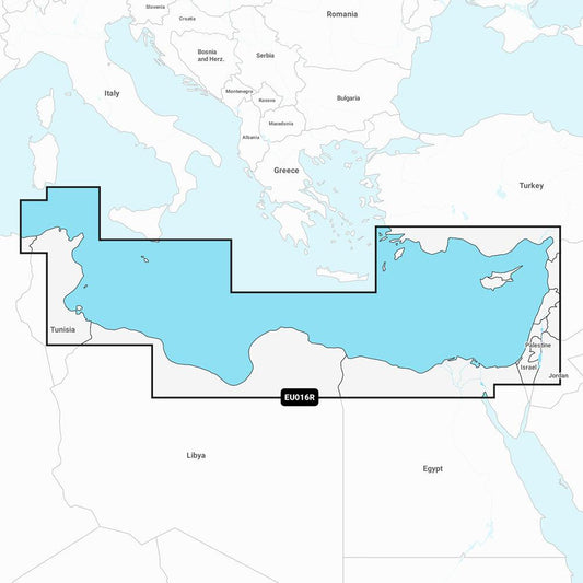 Garmin Navionics Vision+ NVEU016R - Mediterranean Sea, Southeast - Marine Chart - Boat Gear USA