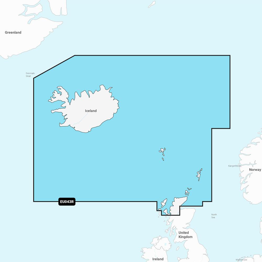 Garmin Navionics Vision+ NVEU043R - Iceland to Orkney - Marine Chart - Boat Gear USA