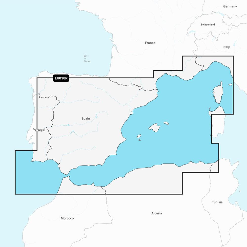 Garmin NVEU010R Spain, Mediterranean Coast - Marine Charts Garmin Navionics Vision+ - Boat Gear USA