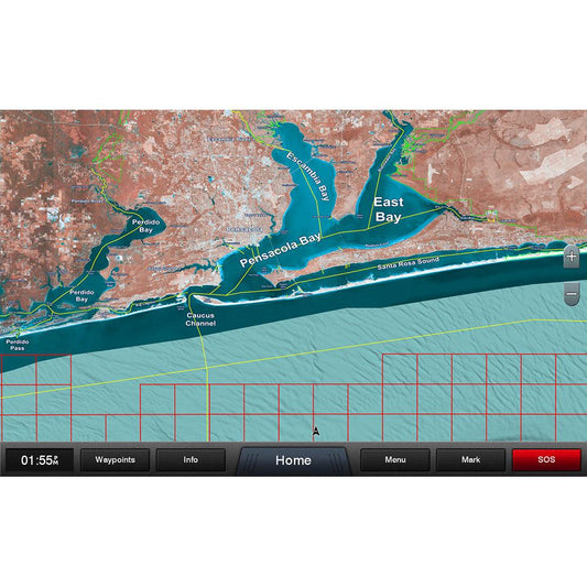 Garmin Standard Mapping® - Emerald Coast Premium microSD™/SD™ Card - Boat Gear USA