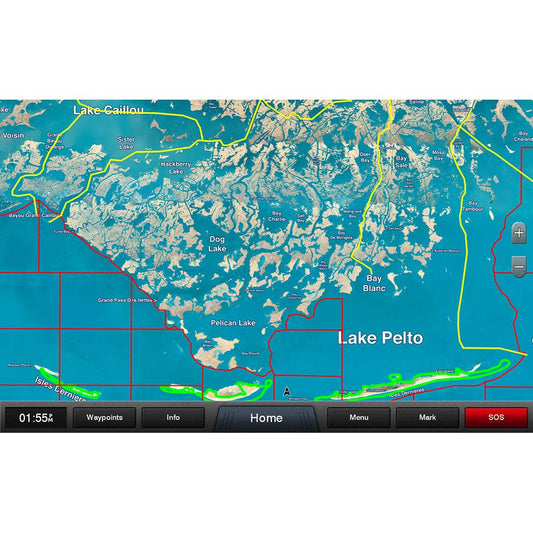 Garmin Standard Mapping® - Louisiana Central Premium microSD™/SD™ Card - Boat Gear USA