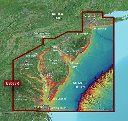 Garmin Vus038r G3 Vision New York To Chesapeake - Boat Gear USA