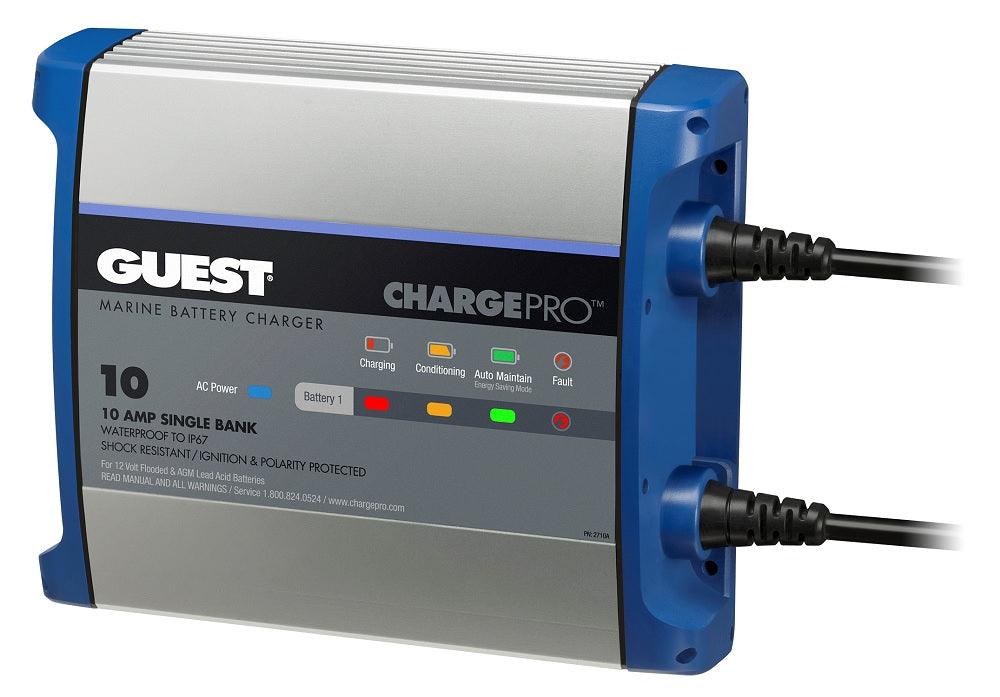 Guest 2710A 10A 1 Bank 120V Input Battery Charger - Boat Gear USA