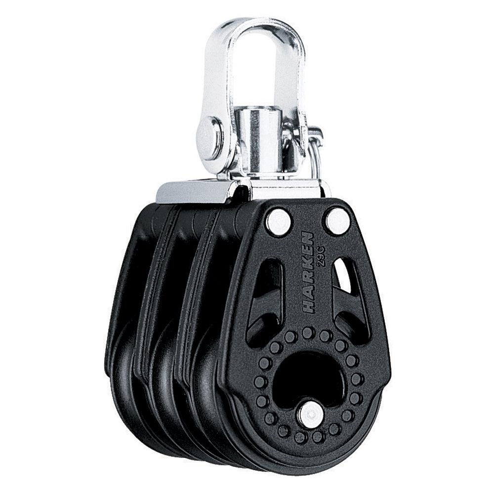 Harken 29mm Triple Carbo Air Block w/Swivel - Fishing - Boat Gear USA