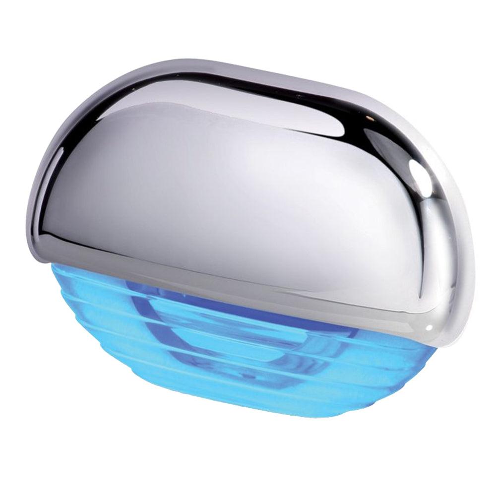 Hella Marine Easy Fit Step Lamp - Blue Chrome Cap - Boat Gear USA